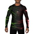 thumbnail image 1 of Raven Fightwear Men's Akan Diety Anansi the Spider BJJ Rash Guard MMA Black, 1 of 3