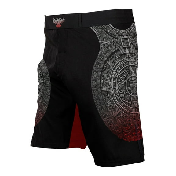 Raven Fightwear Men's Aztec Ranked BJJ MMA Shorts Black