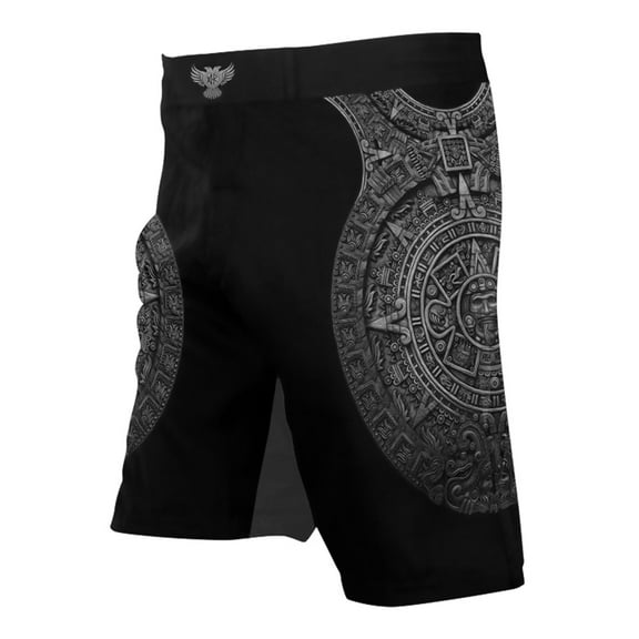 Raven Fightwear Men's Aztec Ranked MMA Shorts BJJ Grey