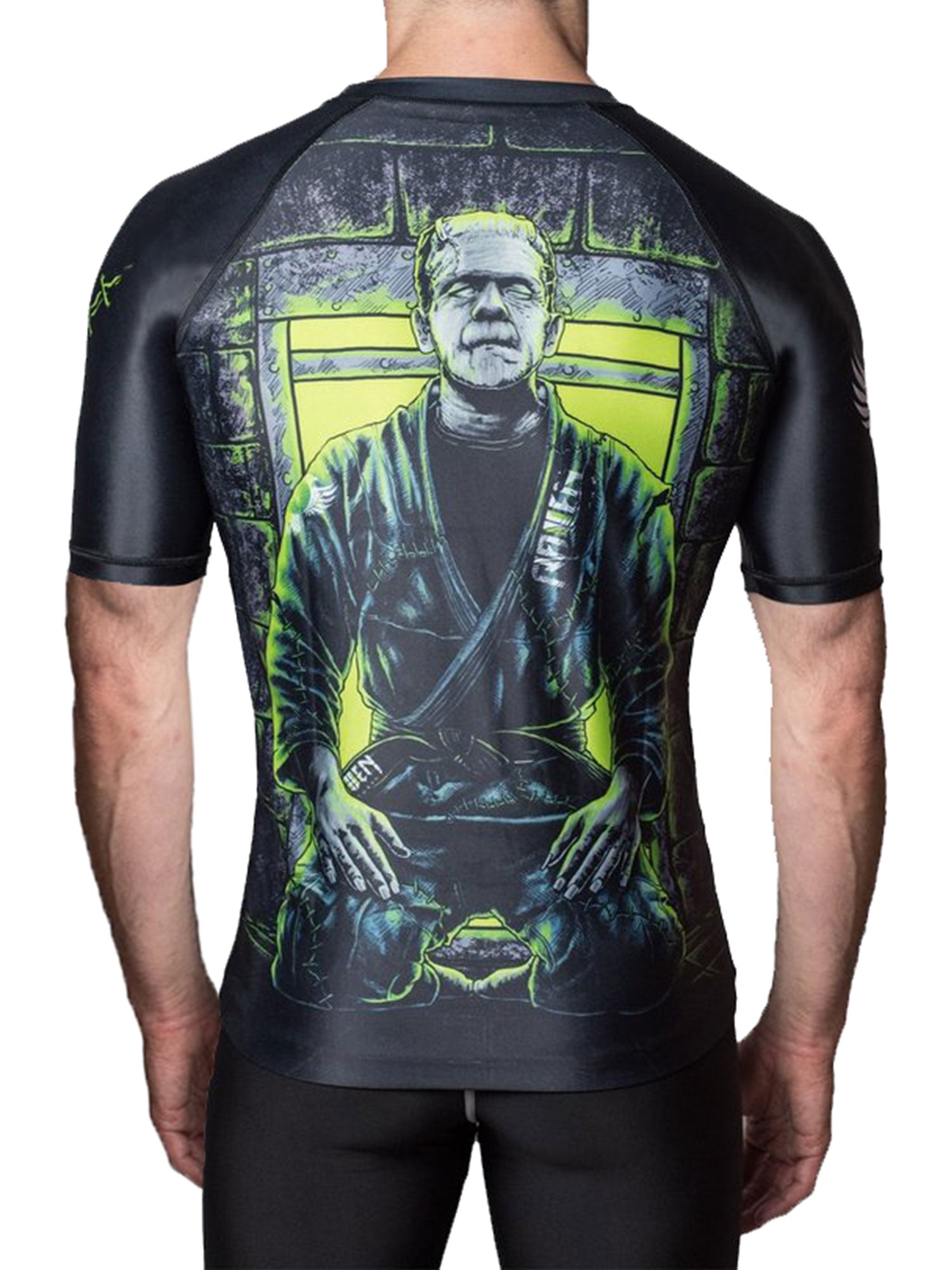 Raven Fightwear Men's BJJ Horror Frankenstein's Monster Short Sleeve ...