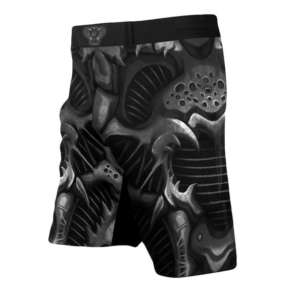 Raven Fightwear Men's Biomechanical MMA Shorts BJJ Black