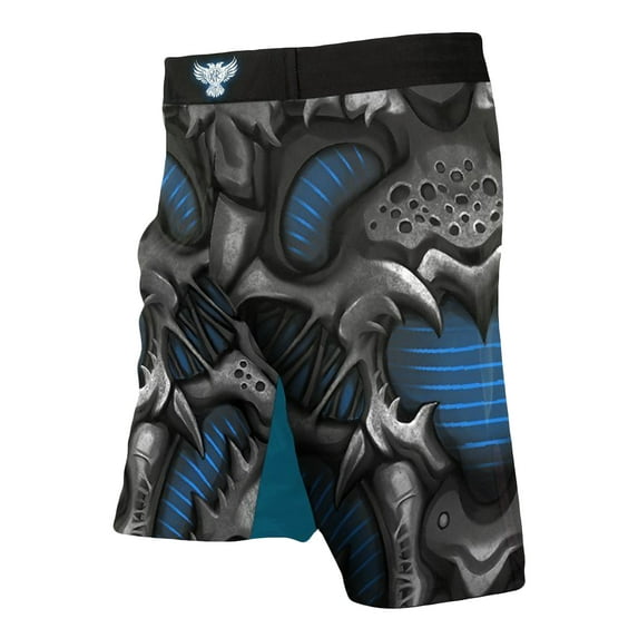 Raven Fightwear Men's Biomechanical MMA Shorts BJJ Blue
