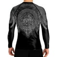 thumbnail image 1 of Raven Fightwear Men's Celtic Rash Guard BJJ MMA Black/Grey, 1 of 3