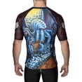 thumbnail image 1 of Raven Fightwear Men's Cthulhu Short Sleeve Rash Guard MMA BJJ Black, 1 of 3