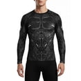 thumbnail image 1 of Raven Fightwear Men's Cybernetic Rash Guard MMA BJJ Black, 1 of 3
