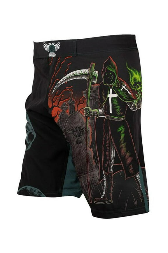 Men's Four Horsemen Death Shorts MMA Black