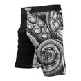 thumbnail image 1 of Raven Fightwear Men's Kraken Octopus BJJ MMA Shorts White, 1 of 3