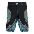thumbnail image 1 of Raven Fightwear Men's Nordic 2.0 MMA Shorts BJJ Blue, 1 of 3