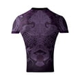 thumbnail image 1 of Raven Fightwear Men's Nordic Jiu Jitsu BJJ Rash Guard Short Sleeve MMA Purple, 1 of 3