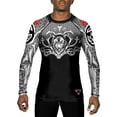 thumbnail image 1 of Raven Fightwear Men's Norseman Rash Guard MMA BJJ Black, 1 of 3