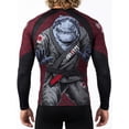 thumbnail image 1 of Raven Fightwear Men's Shark Attack MMA BJJ Long Sleeve Rash Guard 3X-Large, 1 of 3