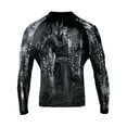 thumbnail image 1 of Raven Fightwear Men's The Egyptian God Anubis BJJ Rash Guard Long Sleeve MMA Black Edition 3X-Large, 1 of 3