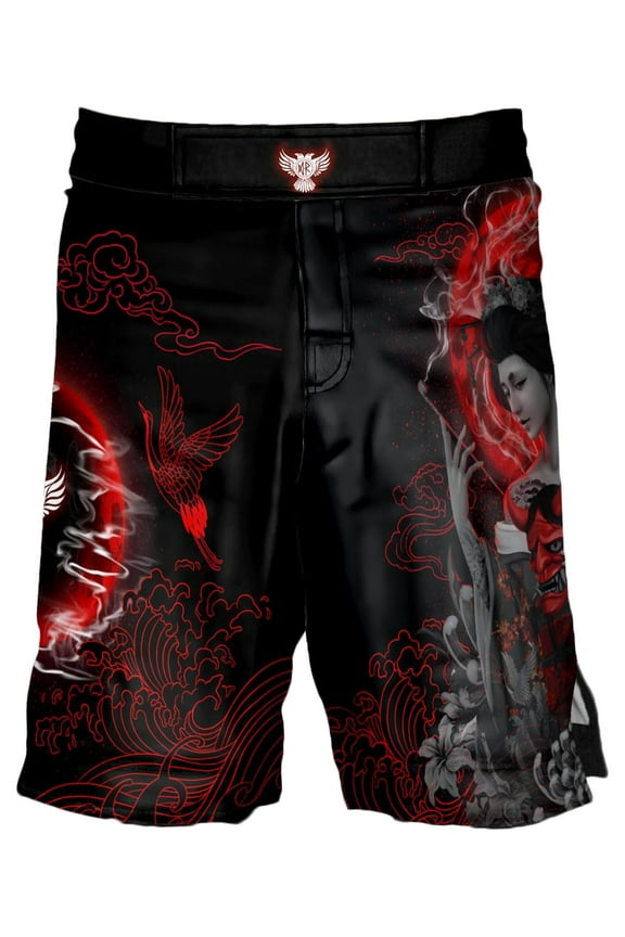Men's The Illustrated Geisha 2.0 BJJ MMA Shorts