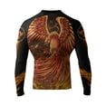 thumbnail image 1 of Raven Fightwear Men's The Phoenix Rash Guard MMA BJJ Black, 1 of 3