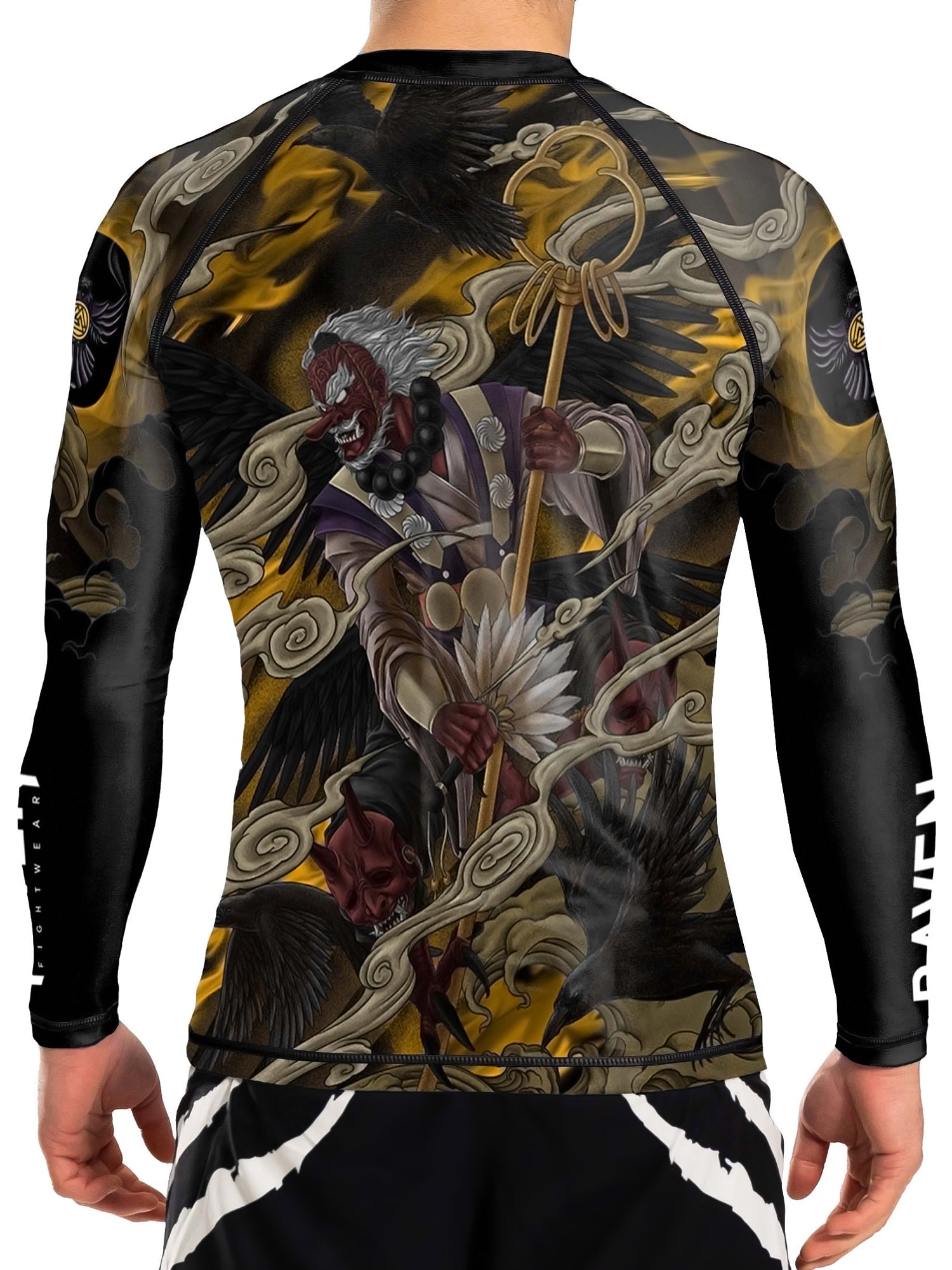 Rashguard Fusion Hayabusa Manches Longues Pour Jiu-jitsu Et MMA - Coupe Ajustée, Effet Couleur Changeante
