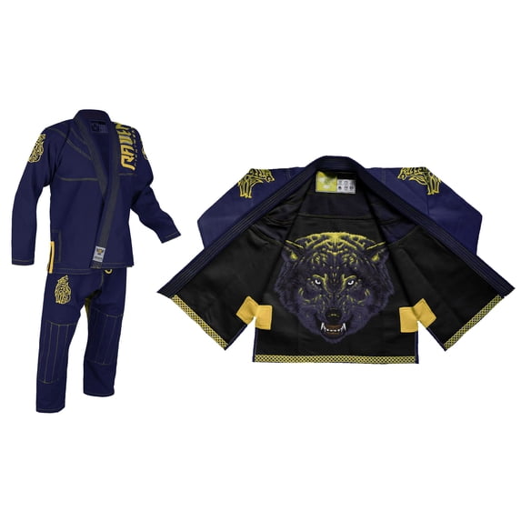 Raven Fightwear Men's Ulfhedinn Jiu Jitsu Gi Navy