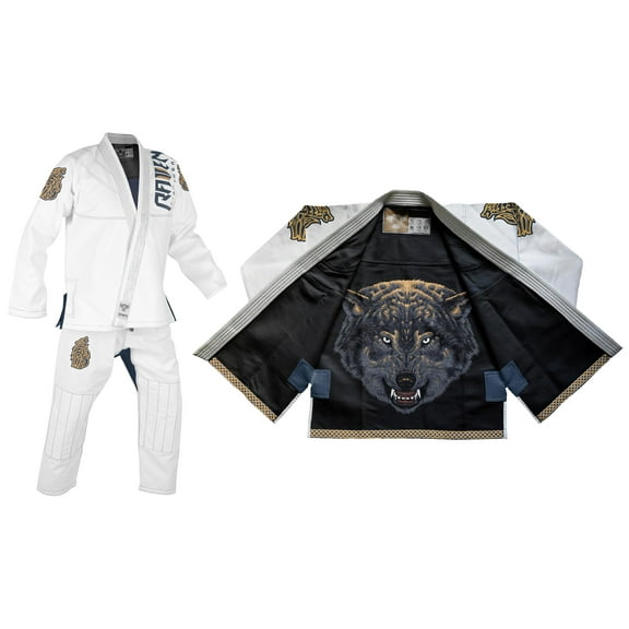 Raven Fightwear Men's Ulfhedinn Jiu Jitsu Gi White