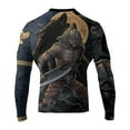 thumbnail image 1 of Raven Fightwear Men's Ulfhedinn MMA BJJ Rash Guard Black 2X-Large, 1 of 3