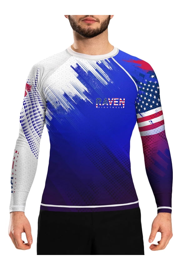 Men's Valor USA Rash Guard BJJ MMA