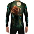 thumbnail image 1 of Raven Fightwear Men's Zombie BJJ Rash Guard MMA Black, 1 of 3