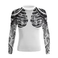 thumbnail image 1 of Raven Fightwear Women's Irezumi 2.0 Rash Guard MMA BJJ White, 1 of 2