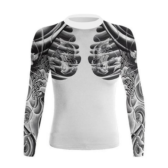 Raven Fightwear Women's Irezumi 2.0 Rash Guard MMA BJJ White