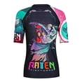 thumbnail image 1 of Raven Fightwear Women's The Candy BJJ Rash Guard Short Sleeve MMA Black, 1 of 2