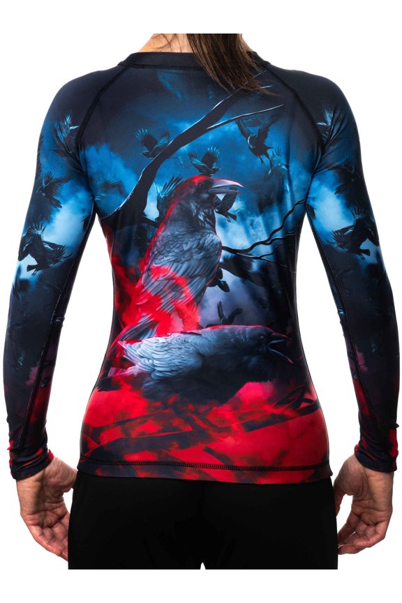 Women's The Unkindness BJJ Rash Guard MMA Black