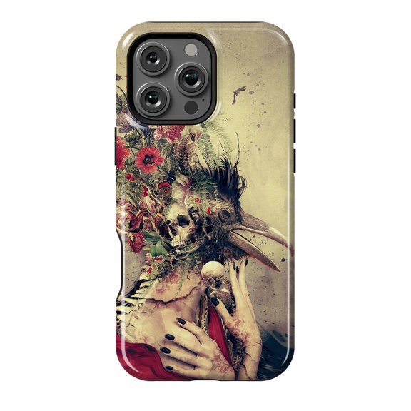 Raven Gothic Bird Dark Fantasy Art Phone Case for iPhone 11 12 13 14 15 16 17 Pro Max