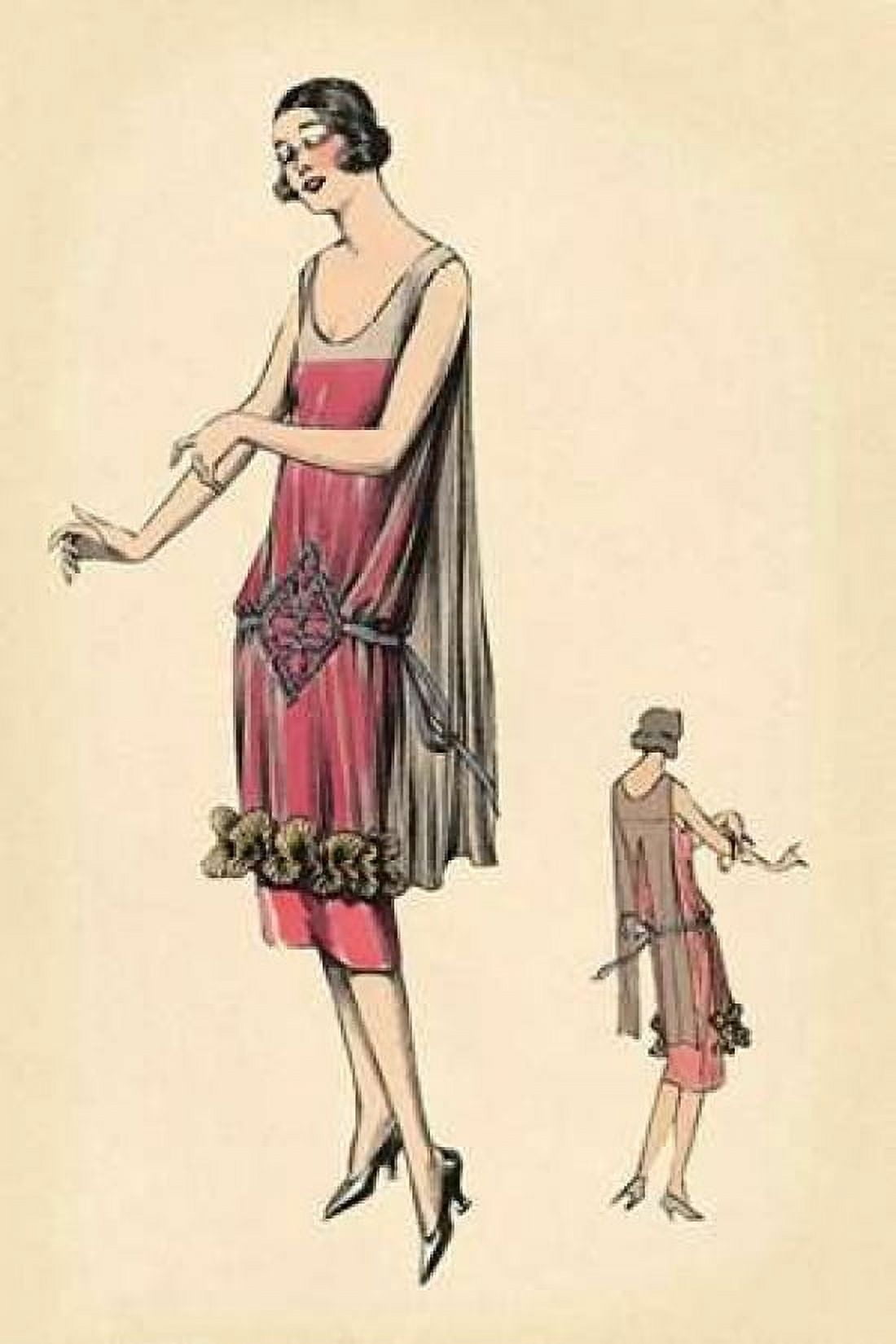 Raven-Haired Canvas Art - Vintage Fashion (12 x 18)