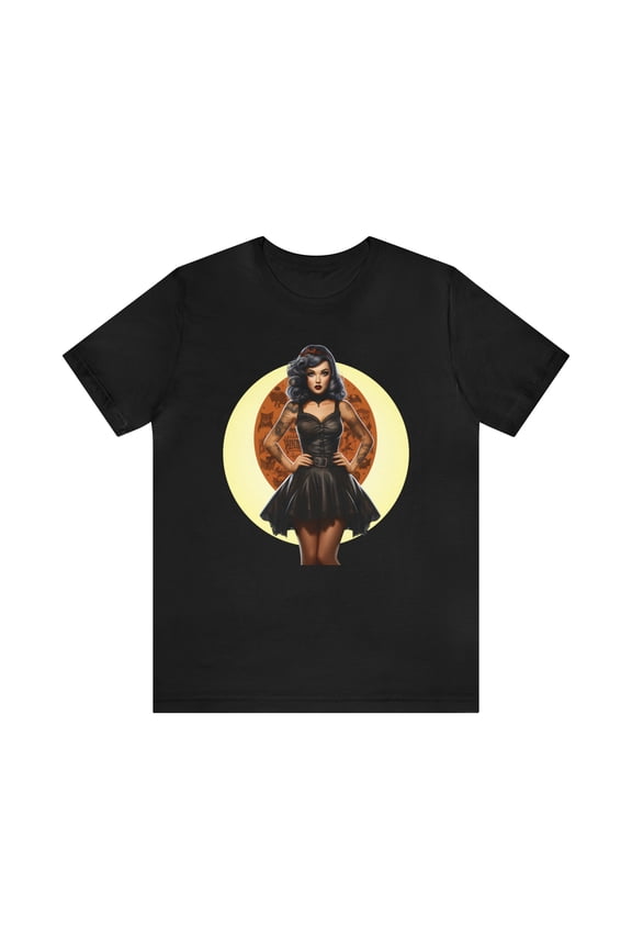Raven Halloween Bombshell Unisex Jersey Short Sleeve Tee