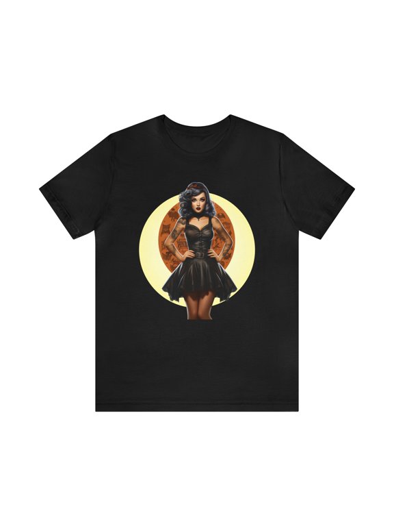Raven Halloween Bombshell Unisex Jersey Short Sleeve Tee