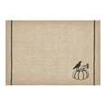 thumbnail image 1 of VHC Brands Raven Harvest Burlap Jute Rustic Decor Placemat Set of 2 13x19, 1 of 4