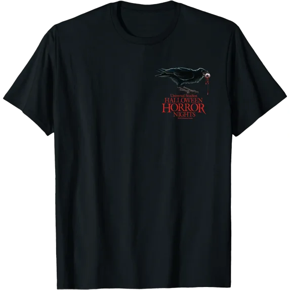 Raven Logo & Never Go Alone 2 Sided T-Shirt - Walmart.com
