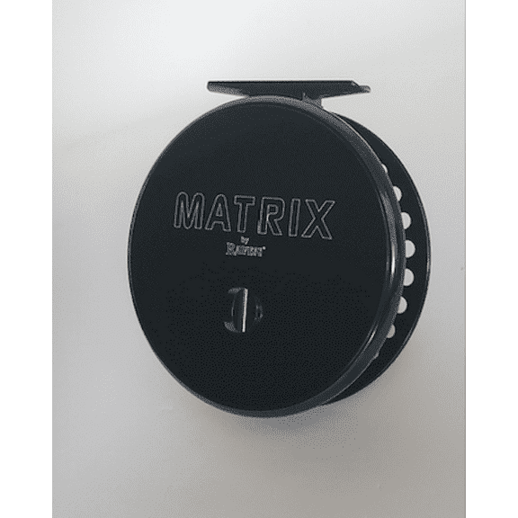 Raven Matrix 4 3/8" Black Centerpin Float Fishing Reel