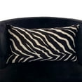 thumbnail image 1 of Raven Palm Black Geometric Luxury Outdoor/Indoor Throw Pillow, 1 of 3