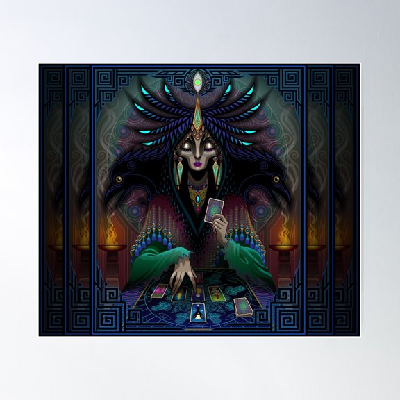 Raven'S Warning Poster Wall Art, Modern Wall Decor For Living Room Bedroom, 24x36 UNFRAMED