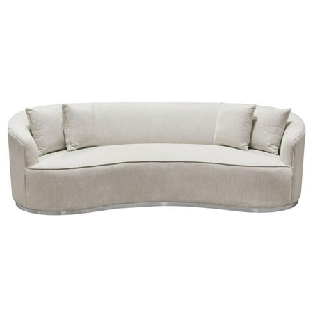 Diamond Sofa Raven Sofa in Light Cream Fabric RAVENSOCM