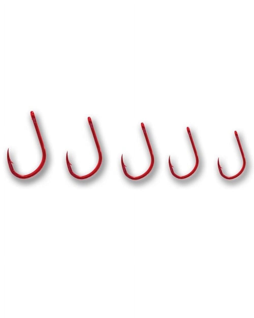 blood red fishing hooks Raven Specimen Wide GAPE, Fishing Hooks-Blood RED NO.12, 25/Pack