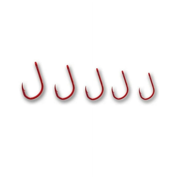 Raven Specimen Wide GAPE, Fishing Hooks-Blood RED NO.12, 25/Pack