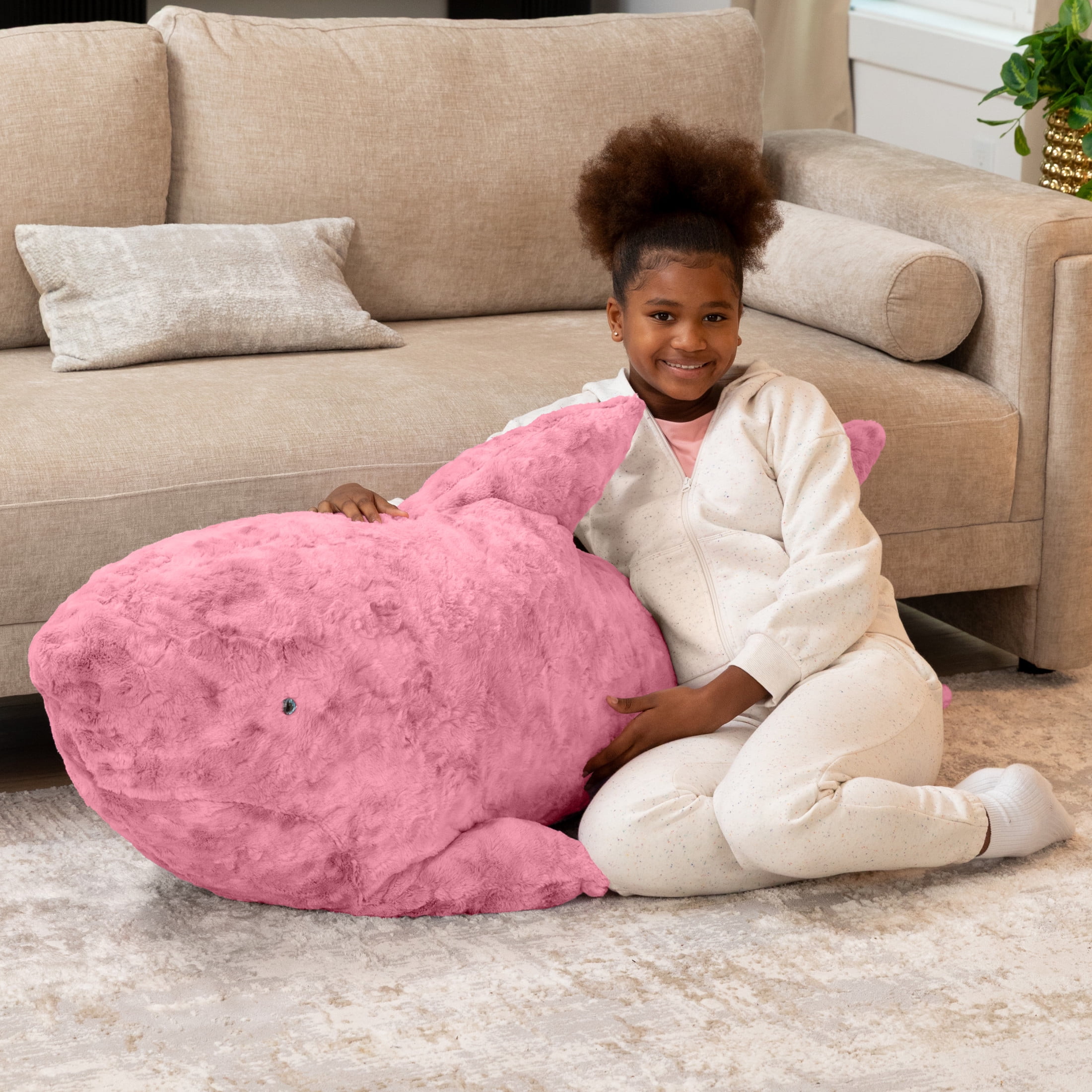 Raven-Symoné Finn the Shark Sea Buddy Large Kids Stuffed Animal Bean ...