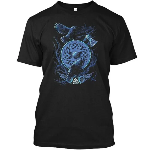Raven T-Shirt Made in the USA Size S to 5XL