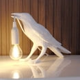 thumbnail image 1 of Raven Table Lamp, Halloween Gift Table Lamp, Gothic Raven Lamp, Cute Black Raven Wall Lamp With Wall Plug, Bird Table Lamp For Bedside Bedroom Living Room Decor (Bulb Included), 1 of 13