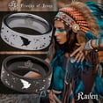 thumbnail image 1 of Raven Tungsten Carbide Ring, 1 of 9