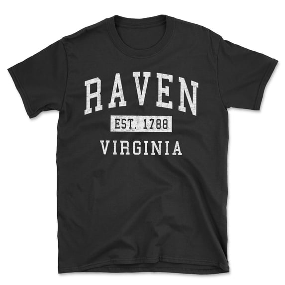 Raven Virginia Classic Established Men's Cotton T-Shirt