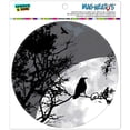 thumbnail image 1 of Raven at Night Black Bird Full Moon Automotive Car Refrigerator Locker Vinyl Magnet, 1 of 1