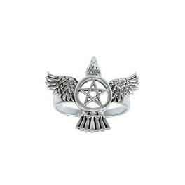 Scrollwork Pentacle Ring Pagan Wicca .925 Sterling Silver by Peter Stone Jewelry - Walmart.com Scrollwork Pentacle Ring Pagan Wicca .925 Sterling Silver by Peter Stone Jewelry - Walmart.com
