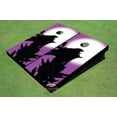 thumbnail image 1 of Raven on a Tree Purple Theme Cornhole Boards, 1 of 1