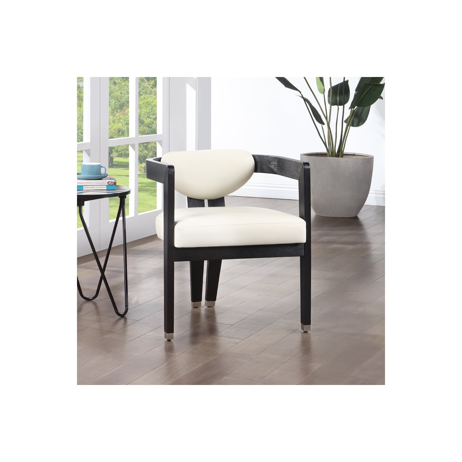 Ravenna Black Wood Dining Chair - Walmart.com