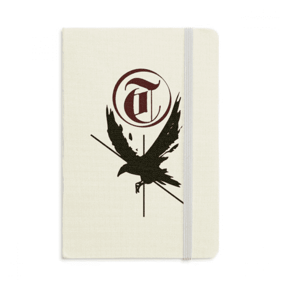 Ravens Birds Flying Animals Notebook Official Fabric Hard Cover Classic Journal Diary